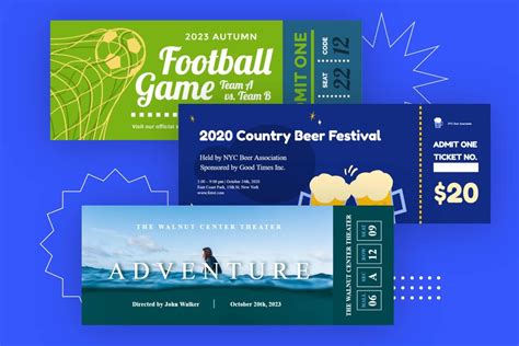 Create Custom Event Tickets with Ticket Maker.